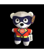 Dave &amp; Busters Small Plushy Superhero Teddy Bear 8&quot; Tall Plush Pals - NEW - £7.41 GBP