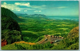 Nuunu Pali Precipice Oahu Hawaii HI UNP Chrome Postcard G6 - $2.92