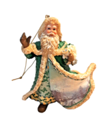 Thomas Kinkade Christmas at the Courthouse Ornament Old World Santa Ring... - $18.69