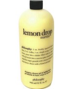 Philosophy Lemon Drop Martini Shampoo Shower Gel &amp; Bubble Bath 32 Oz New... - $58.81 CAD