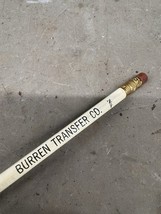 Vintage Burren Transfer Co Chicago Elgin Illinois Pencil Advertisement F... - $10.96