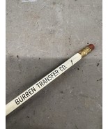 Vintage Burren Transfer Co Chicago Elgin Illinois Pencil Advertisement F... - €9,39 EUR
