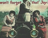 Vtg Postcard 1910s Automobile Comic We Wont Forget &quot;that&quot; Joy-Ride Unused - $7.53