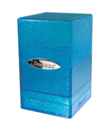 1 Ultra PRO Glitter Blue Satin Tower Deck Box - $392.86 MXN