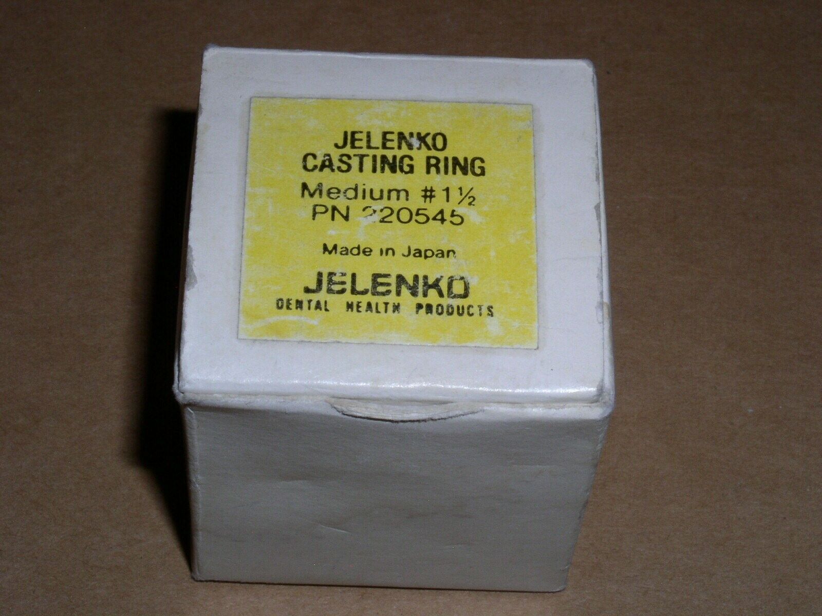 Jelenko Dental Lab Casting Ring 220546 Medium 1.5 Inch New Unused Boxed - $15.99
