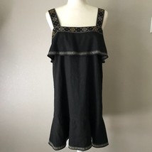 Madewell Black Embroidered Tier Dress Medium NWT - $67.72