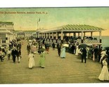 The Esplanade Review Postcard Asbury Park New Jersey 1910&#39;s - £9.33 GBP