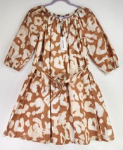 Elizabeth And James Dress Womens XS Tie Dye Animal Print Off Shoulder Casual - £35.47 GBP