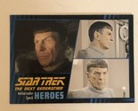 Star Trek The Next Generation Heroes Trading Card #43 Leonard Nimoy Spock - $1.97