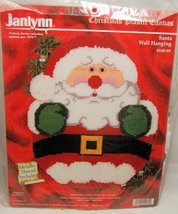 Janlynn Christmas Plastic Canvas Santa Wall Hanging #140-89 - £18.57 GBP