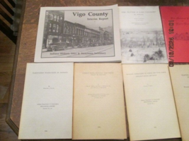 16 Vintage Indiana Books/Pamphlets 1900-1970 History, Geology etc. PB - £43.44 GBP