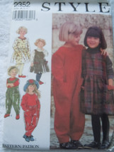 Style Children&#39;s Size 2-7 Dress Jumpsuits &amp; Pinafore #2352 Uncut - £3.97 GBP