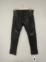 Diesel distressed leather jeans. Size 29. Brand new $1250 pair. - $725.63