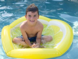Wham-O Splash Lemon Pool Float 39&quot; Diameter - New In Box - Fun In The Sun! - £15.37 GBP