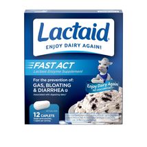 1/28 Lactaid Fast Act Lactose Intolerance Relief Caplets with Lactase En... - $9.89