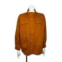 Gap Utility Jacket Full Zip &amp; Button 4 Pockets XXL Orange - $24.74