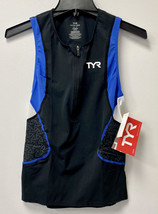 TYR Sport Men&#39;s Sport Competitor Singlet/Fitness Tank Black/Blue, Size S... - €24,53 EUR
