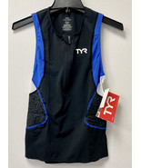 TYR Sport Men&#39;s Sport Competitor Singlet/Fitness Tank Black/Blue, Size S... - €24,18 EUR