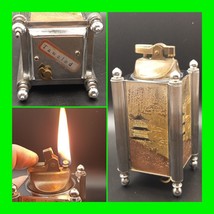 Vintage 1960&#39;s Music Box / Petrol Table Lighter Tawalod Pagoda Working Condition - £119.92 GBP