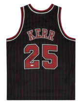 Steve Kerr Autographed Chicago Bulls M&amp;N Pinstripe Swingman Jersey UDA - £704.68 GBP