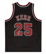 Steve Kerr Autographed Chicago Bulls M&amp;N Pinstripe Swingman Jersey UDA - £702.72 GBP