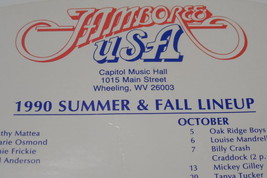 Country JAMBOREE USA  1990 Capitol Music Hall Wheeling WV VG+ Merle Hagg... - £11.54 GBP