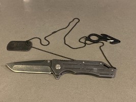 Kershaw Own It Folding Knife 1394BW Tanto Blade Black Wash Liner Lock - £12.85 GBP