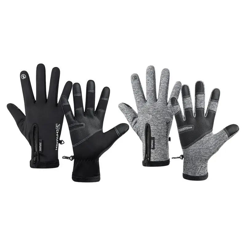 Mountain Bike Gloves Full Finger Bicycle Gloves Touchscreen Windproof Waterproof - £12.67 GBP+