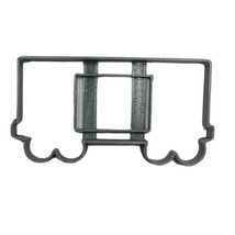 Boxcar 2 Box Car Freight Train Cookie Cutter Made In USA PR5318 - £3.07 GBP