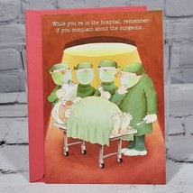 Vintage Image Arts Greeting Card Get Well Glad Your Operation Went Well  - $5.93