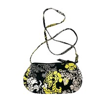 Vera Bradley Baroque Handbag 8 x 5 x 3 Black Gray Yellow White Adjustabl... - £12.44 GBP