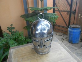 Mittelalterlicher alter Halloween-Helm zur Bestrafung Schwerer Helm Dark... - £106.31 GBP