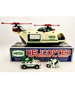 HESS Gasoline 2001 Die Cast Plastic Helicopter w/Motorcycle &amp; Cruiser, D... - €33,76 EUR