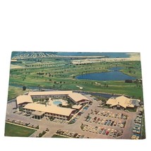 Postcard Ramada Inn On The Golf Course Aerial View West Palm Beach FL Chrome - £5.48 GBP