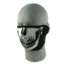 Balboa WNFM002HG Glow In The Dark Neoprene 1/2 Face Mask - Skull Face - £11.93 GBP