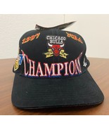 NWT 1997 NBA Championship Chicago Bulls Official Locker Room Snapback Cap - £69.66 GBP