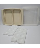 Vintage Tupperware Deviled Egg Holder #723-3 Almond White - €13,81 EUR