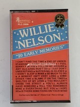 Willie Nelson  - &quot;20 Early Memories&quot; (Cassette Tape) 1983 Shelby Singleton Corp - £3.49 GBP