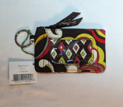 Vera Bradley Zip ID Wallet Puccini Pouch Case Key Ring Retired Change Pocket - £9.19 GBP