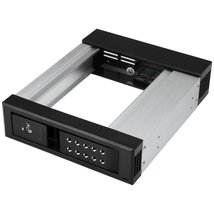 StarTech.com 5.25&quot; to 3.5&quot; Trayless Hard Drive Hot Swap Bay - Removable ... - $50.89