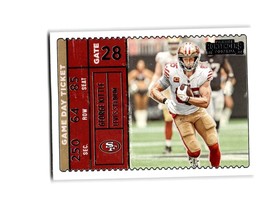 2022 Panini Contenders Football GEORGE KITTLE Game Day Ticket - £1.11 GBP