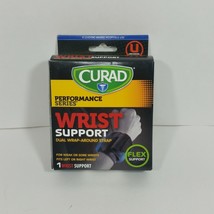 Curad Performance Series Adjustable Wrist Support with Dual Wrap Around Strap - £9.28 GBP