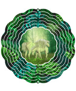 Unicorns, In Forrest, 10in Hanging Wind Spinner - $65.12 CAD