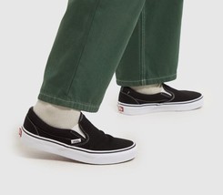 Vans Unisex Chaussures Classic Slip-On Noire Taille Eu 40 VN000EYEBLK - £37.07 GBP