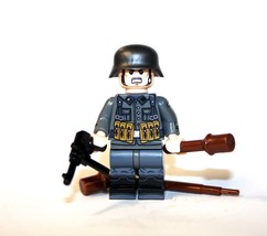 Gift Minifigure German WW2 Machine Gunner Solider Fast Ship - £4.75 GBP