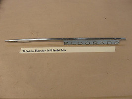 71 Cadillac Eldorado Left Driver Side Front Fender Trim Molding Spear #1497474 - £185.89 GBP