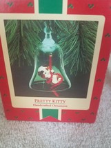 Pretty Kitty Handcrafted Ornament Vintage looking Collectibl display sto... - $33.56