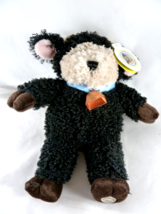 Starbucks Coffee Barista Bearista Teddy 2004 Plush Black Sheep Lamb  Min... - $278.56 MXN