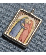 VISITATION of MARY—Magnificat—Catholic Holy Medal—Pendant—Women/Girls Gift - £15.44 GBP+