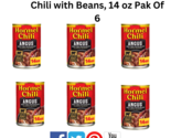 HORMEL Chili Angus Beef Chili with Beans,  14 oz Pak Of 6 - £14.10 GBP